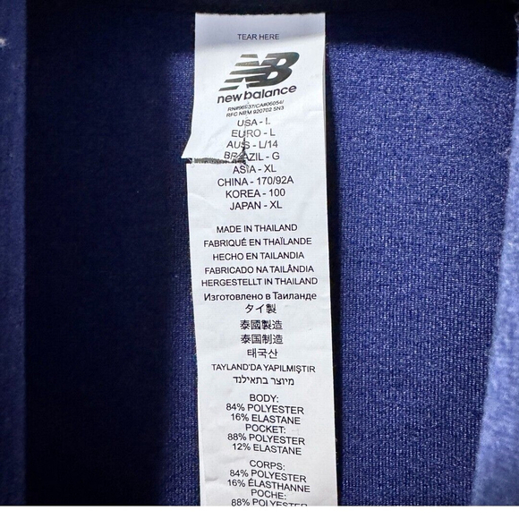 New Balance Training 2 piece Jacket & pants Womens navy blue Full Zip tracksuit - Picture 4 of 6